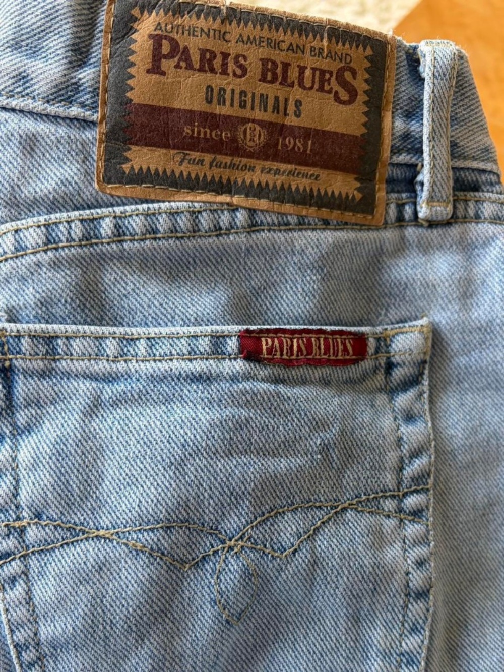 Vintage Jeans Paris Blues Mid Rise Straight Leg - Picture 5 of 7